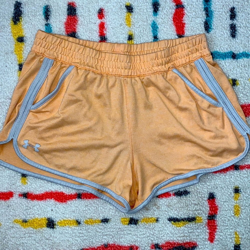 Light Orange UnderArmour Shorts